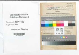 Entnazifizierung Gustav Kuessner , geb. 31.03.1897 (Steiger)