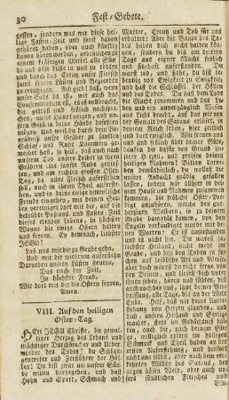 Auf den heiligen Oster-Tag
