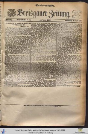 22.04.1903 (III. Sonderausgabe)