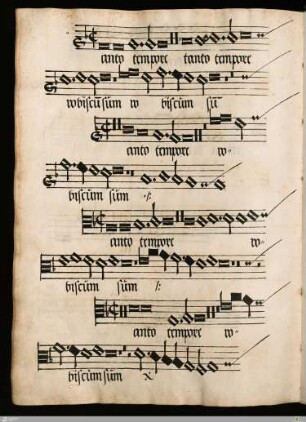 [Dominicus Phinot] : Tanto tempore vobiscum sum