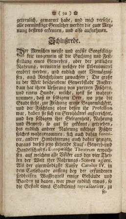 Schlussrede.