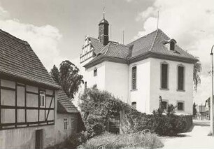Coswig-Brockwitz. Pfarrkirche (1737). Ansicht von Südosten