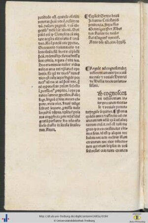 Regule ad cognocendum differentiam inter peccatum mortale et veniale.
