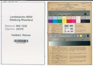 Entnazifizierung Werner Hubbert , geb. 11.04.1911 (Steiger)