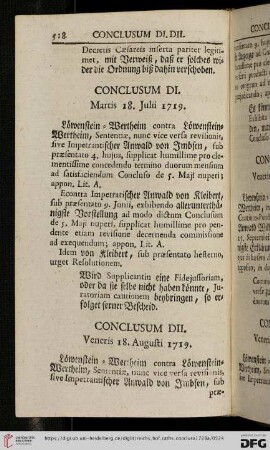 [Abschnitt 6 (Conclusum DI – Conclusum DC)]