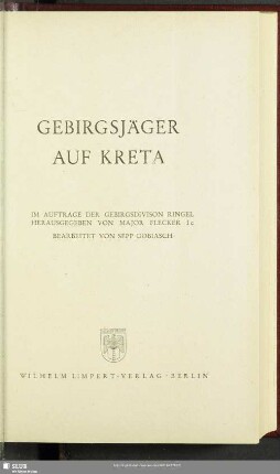 Gebirgsjäger auf Kreta