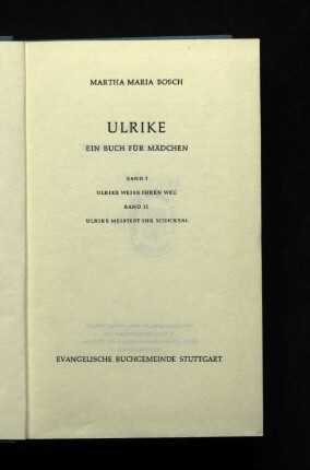 Ulrike : ein Buch für Mädchen