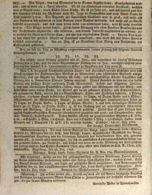 Augsburger Ordinari Postzeitung von Staats-, gelehrten, historisch- u. ökonomischen Neuigkeiten. 1827