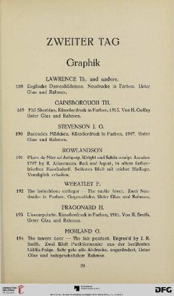 Graphik (Nr. 188-198)