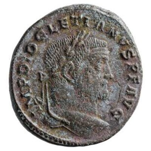 Münze, Follis, 298 - 299 n. Chr.