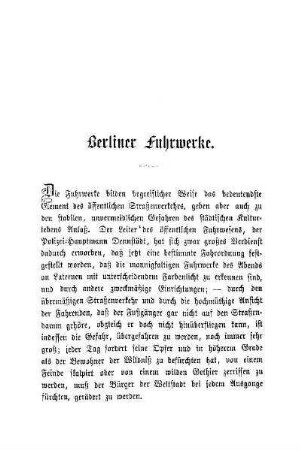 Berliner Fuhrwerke