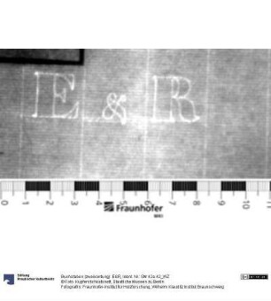 Buchstaben (zweikonturig): E&R