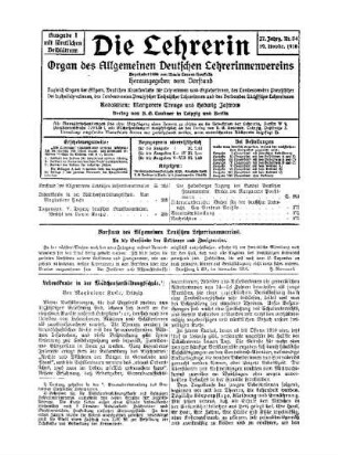 Lebenskunde in der Mädchenfortbildungsschule