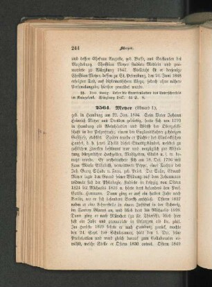 2564. Meyer (Eduard I.)