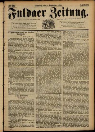 Ausgabe vom Dienstag, den 02. September 1890.