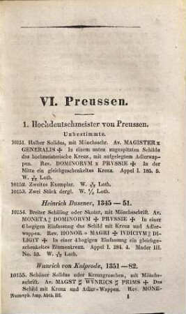 Numophylacium Ampachianum : d.i. Verzeichniss der von ... Christian Leberecht von Ampach hinterlassenen Münz- und Medaillen-Sammlung, 3