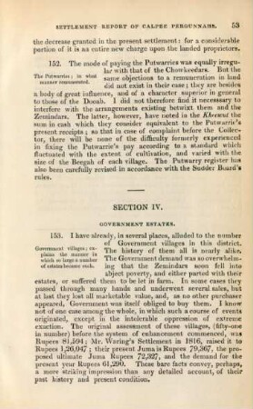 Section IV. Government estates