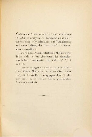 Ueber einige Isonitrososäuren : Inaug. Diss.