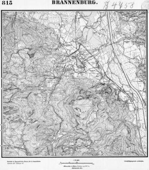 815 Brannenburg [Topographische Karte von Bayern 1:25.000 (Positionsblätter)]