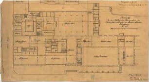 Fischer, Theodor; Baden-Baden; Restaurant Konversationshaus - Grundriss EG