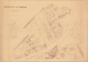 Bahnhofstraße und Umgebung. Inhalt: Am Bahnhof, Bahnhofstraße, Lagerstraße, Siegstraße, Koblenzerstraße, Obergraben, Häutebachweg, Kölner Tor, Martinikirche, Unteres Schloss, Kölner Straßem Friedrichstraße, Sandstraße, Hindenburgstraße, Heeserstraße, Herrengarten, Fürst-Moritz-Straße