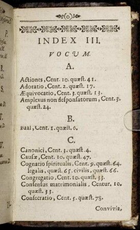 Index III. Vocum