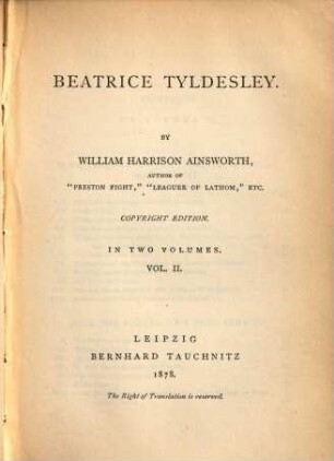 Beatrice Tyldesley. 2