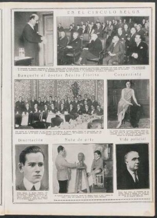 Banquete al doctor Adolfo Fiorito