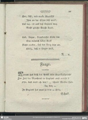 Frage
