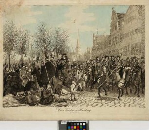 Die Kosaken in Hamburg, den 18. März 1813