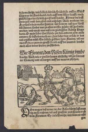 Wie Florentz den Risen Künig umbbracht/ ...