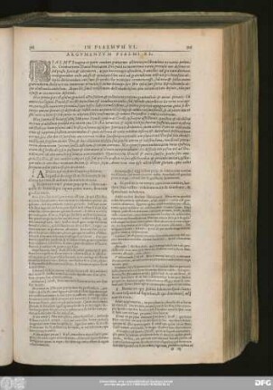 Argumentum Psalmi XL.