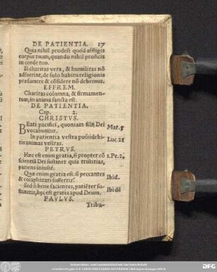 De Patientia. Cap. 2.