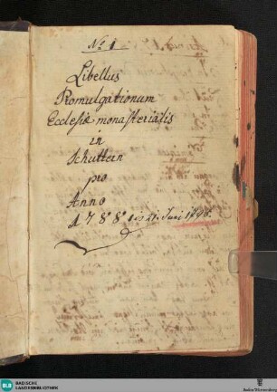 Liber Promulgationum - Cod. Karlsruhe 3508