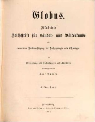 Globus : illustrierte Zeitschrift für Länder- und Völkerkunde. 11, 11. 1867