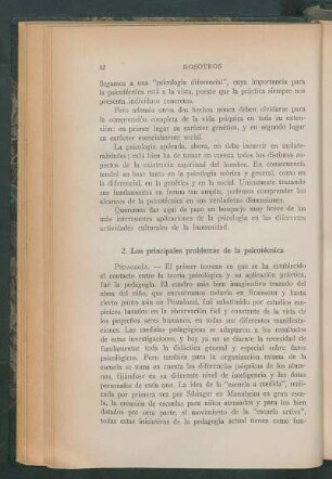 2. Los principales problemas de la psicotécnica