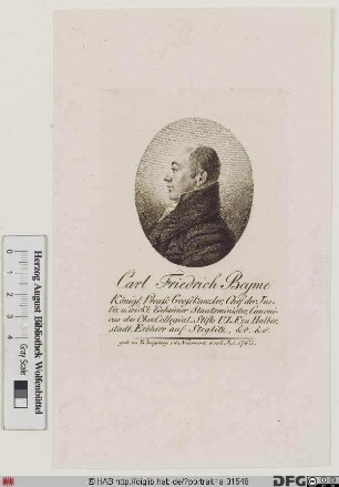 Bildnis Carl Friedrich Beyme (1816 von)