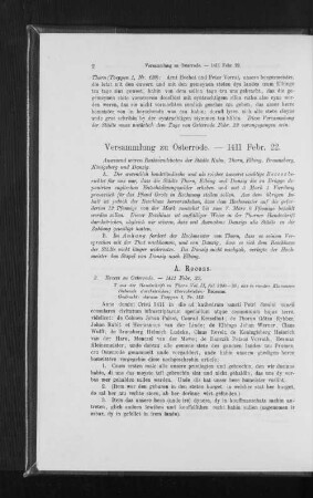 Versammlung zu Osterrode. - 1411 Febr. 22.