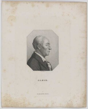 Bildnis des Johann Wilhelm Ludwig Gleim