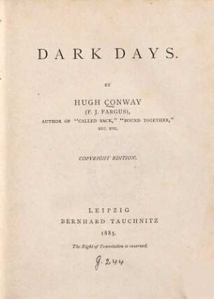 Dark days