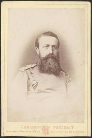 Großherzog Friedrich I. in Uniform, Brustporträt.