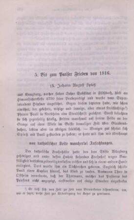 5. Bis zum Pariser Frieden von 1816.