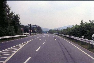 Teilknoten West: Zufahrt von Westen