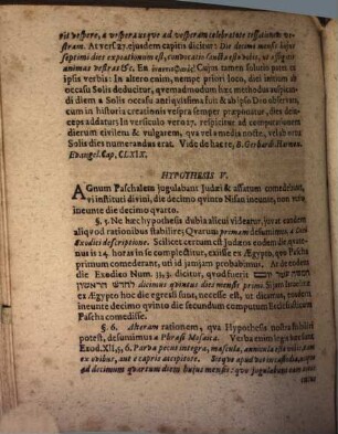 Diss. ... de paschate primo et exodo Israelitarum ex Aegypto