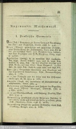 Angewandte Mathematik