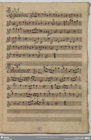36. Anonymus, Andante, C-Dur