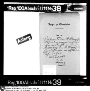 Beschwerde der Rietbergischen Regierung wegen eines von dem von Aussel im Amt Reckenberg den Rietbergischen Eigenbehörigen versprochenen Fahrweges
