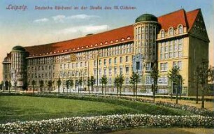 Leipzig: Deutsche Bücherei an der Straße des 18. Oktober