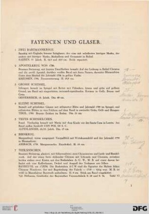 Schweizer Privatbesitz (Nr. 1-162)