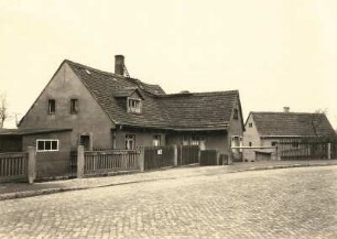Dresden-Gittersee. Potschappler Straße 18. Häuser aus einer geschlossenen Siedlungsgruppe aus der Mitte des 18. Jahrhunderts